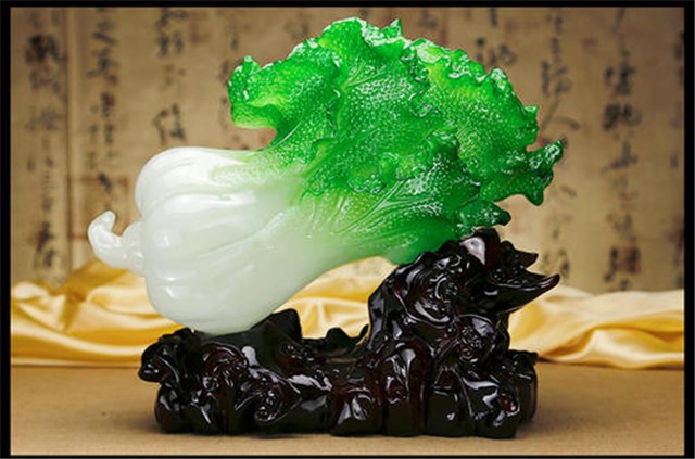 国宝翡翠白菜图片图片