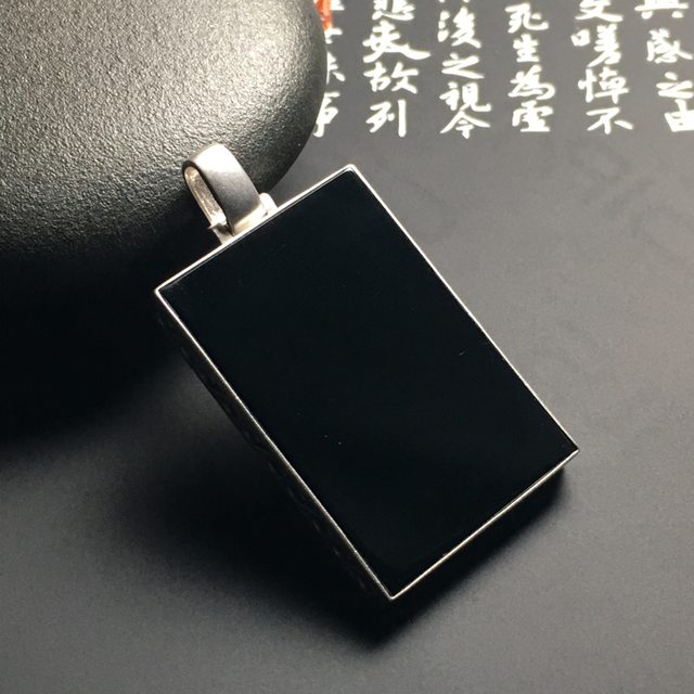 a货【墨翠无事牌冰糯种翡翠挂件】价格_多少钱_爆款推荐-张玉堂翡翠网